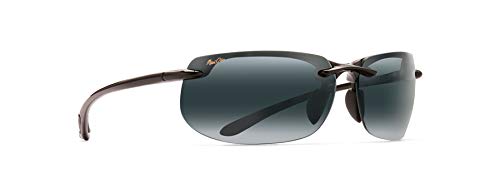 Maui Jim Men’s and Women’s Banyans Polarized Rimless Sunglasses, Gloss Black/Neutral Grey, Large | The Storepaperoomates Retail Market - Fast Affordable Shopping