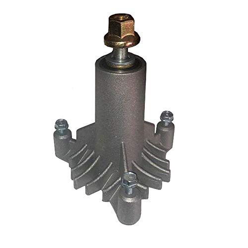 New Replacement for 130794 Spindle, or Mandrel, Craftsman, Poulan, Husqvarn, More…. with pre-tapped mounting holes and 3 mounting bolts