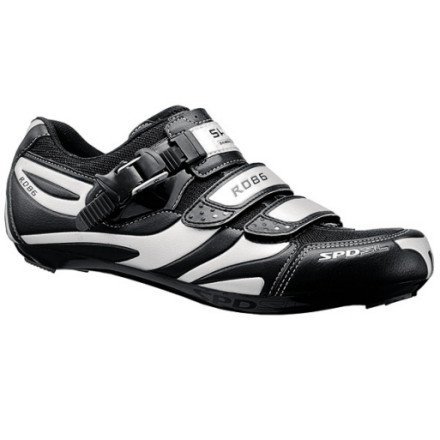 SHIMANO SH-R086L Cycling Shoe – Men’s Black/Silver, 40.0