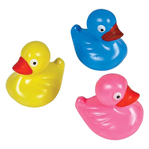 3″ Floating Weighted Duck Set of 12 Assorted Colors