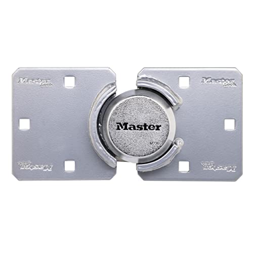Master Lock Puck Lock, Heavy Duty Hidden Shackle Lock and Hasp, Solid Steel Lock for Vans, M736XKAD