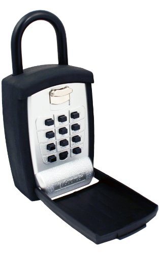KeyGuard SL-500 Punch Button Lockbox, Black Finish, Shackle