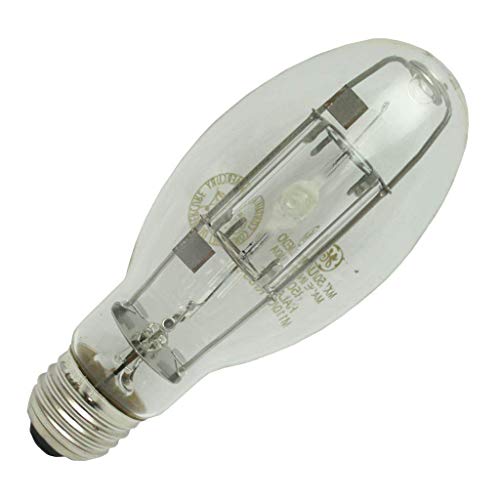 GE Lighting 45670 ED17 Metal Halide Lamp 50 Watt E26 Medium Base 3200 Lumens 70 CRI 3500K Multi-Vapor PulseArc
