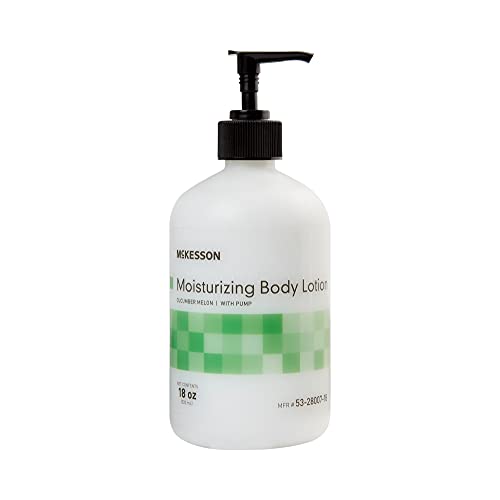 McKesson Moisturizing Hand and Body Lotion – Cucumber Melon Scent – 18 oz, 1 Count