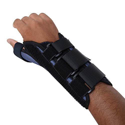 Sammons Preston Thumb Spica Wrist Brace, Thumb Splint, Wrist Splint for Wrist Support, Wrist Brace, Thumb Brace for CMC & MC Joints, Wrist Spica, Thumb Spica, Thumb Support, Right Hand, Medium