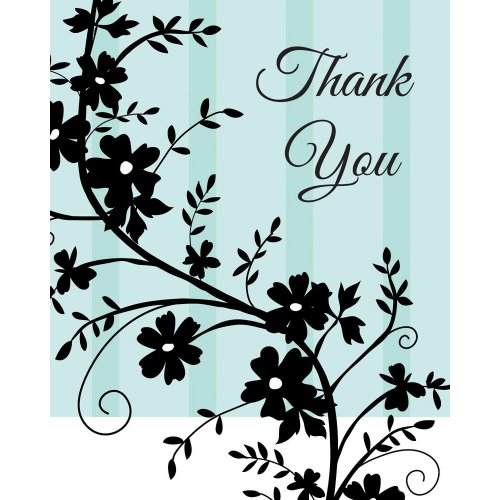 Two Love Birds Thank You Cards Package of 8