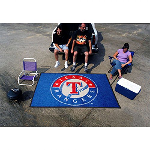 MLB – Texas Rangers Ulti-Mat MLB – Texas Rangers Ulti-Mat 59.5″x94.5″ – “Circular Teaxas Rangers, Baseball & T” Logo