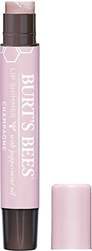 Burt’s Bees Lip Shimmer, Champagne 0.09 oz (Pack of 5)