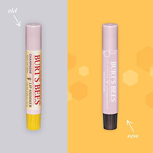 Burt’s Bees Lip Shimmer, Champagne 0.09 oz (Pack of 5) | The Storepaperoomates Retail Market - Fast Affordable Shopping