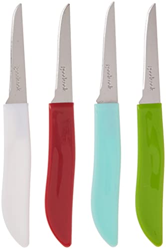 Good Cook 4-Piece Quick Paring Knife Set, multi-color, Small