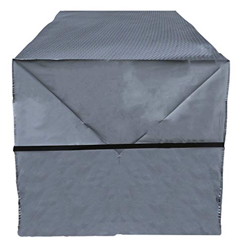 AIR CONDITIONER COVERS Outdoor Air Conditioner Cover – A/C Winter Weather Protector – Square, Gray