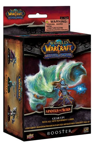 Upper Deck World of Warcraft Miniatures Game Spoils of War Booster pack