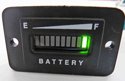 PRO12/24FRC 12 or 24 Volt Battery Indicator Meter – Solar Panel or Marine Trolling Motor 12 or 24 Volts