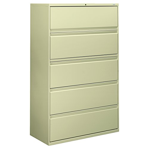 HON 895LL 800 Series Five-Drawer Lateral File, Roll-Out/Posting Shelves, 42w x 67h, Putty | The Storepaperoomates Retail Market - Fast Affordable Shopping