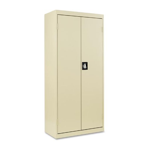 Alera 86630 Space Saver Storage Cabinet, Four Shelves, 30″ x 15″ x 66″, Putty