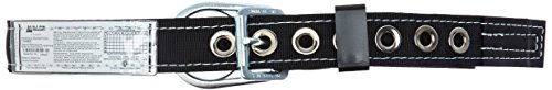 Miller by Honeywell 123N/MBK Single D-Ring Lined Body Belt with 1-3/4-Inch Webbing, Medium, Black