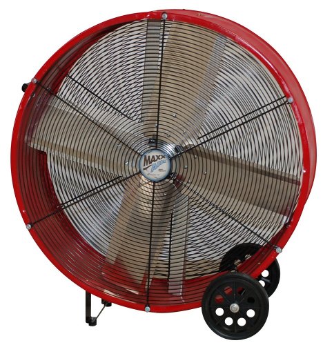 MaxxAir RED BF36DD High Velocity Direct Drive Drum Fan, 36 Inch