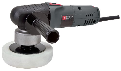 PORTER-CABLE Polisher, 6 Inch, 4.5 Amp, Speed Dial 2,500-6,800 OPM, 5” Counter Balance (7424XP)
