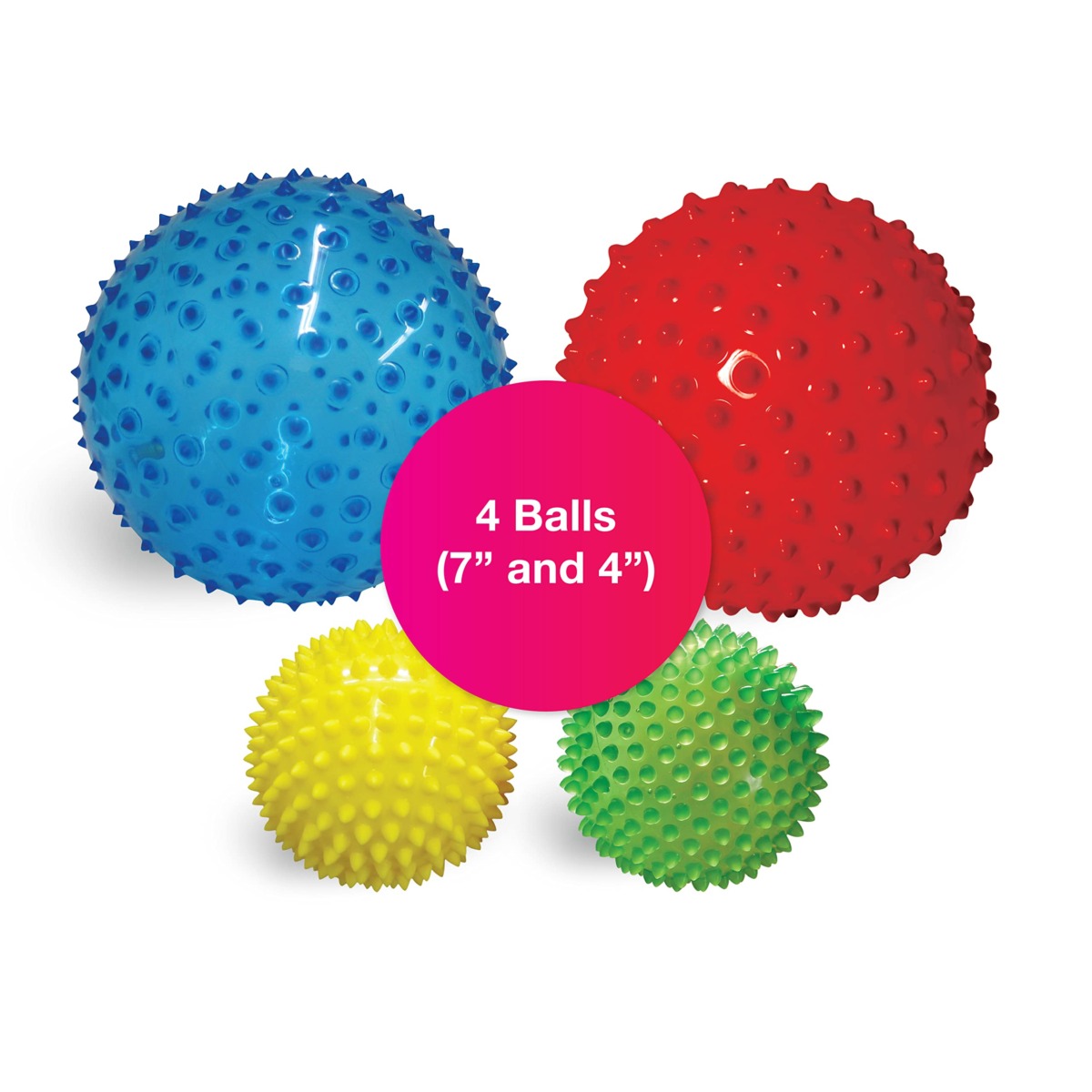 Edushape Sensory Balls for Baby – Vibrant Colorful Baby Balls and Unique Toddler Ball for Baby – Enhances Gross Motor Skills for Kids Aged 6 Months and Up | The Storepaperoomates Retail Market - Fast Affordable Shopping