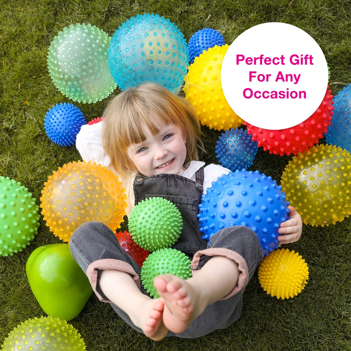 Edushape Sensory Balls for Baby – Vibrant Colorful Baby Balls and Unique Toddler Ball for Baby – Enhances Gross Motor Skills for Kids Aged 6 Months and Up | The Storepaperoomates Retail Market - Fast Affordable Shopping