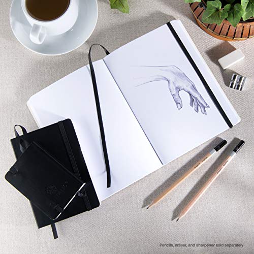 Pentalic 3″ x 4″ Pocket Sketchbook Traveler Journal, 160 Pages, Black | The Storepaperoomates Retail Market - Fast Affordable Shopping