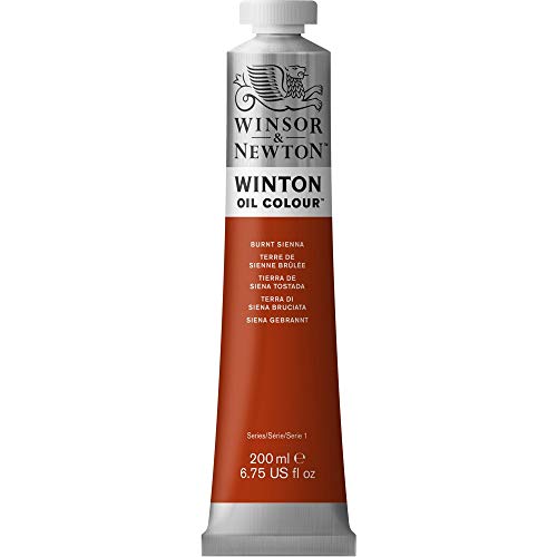 Winsor & Newton Winton Oil Color, 200ml (6.75-oz), Burnt Sienna