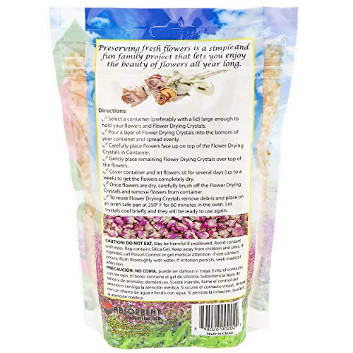 Flower Drying Crystals DRYFLO15, 1.5-Pounds / 0.68 KG of Silica Gel Preserving Wedding, 1-Pack | The Storepaperoomates Retail Market - Fast Affordable Shopping