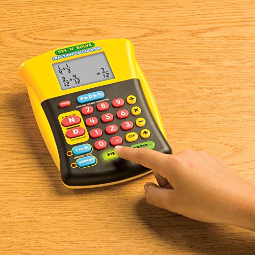 Educational Insights See ‘N’ Solve Fraction Calculator | The Storepaperoomates Retail Market - Fast Affordable Shopping