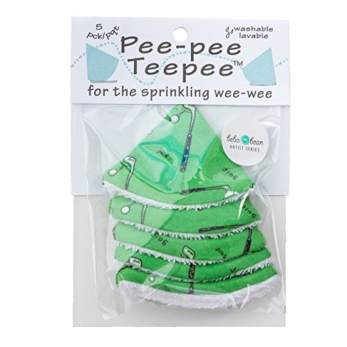 Beba Bean Pee-pee Teepee Golf Green – Cello Bag, 5 Golf Teepees