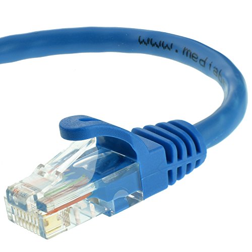 Mediabridge™ Ethernet Cable (25 Feet) – Supports Cat6 / Cat5e / Cat5 Standards, 550MHz, 10Gbps – RJ45 Computer Networking Cord (Part# 31-399-25X)