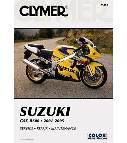 Clymer Repair Manual for Suzuki GSX-R600 GSXR-600 01-05