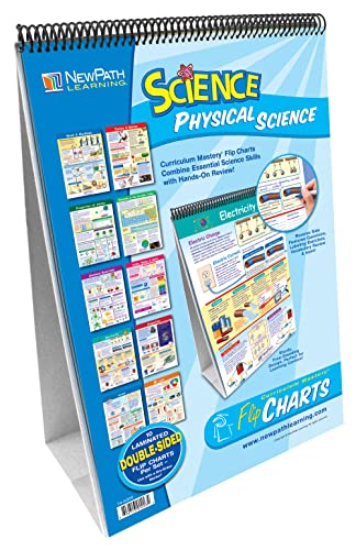 NewPath Learning – 34-6009 10 Piece Mastering Middle School Physical Science Curriculum Mastery Flip Chart Set, Grade 5-9