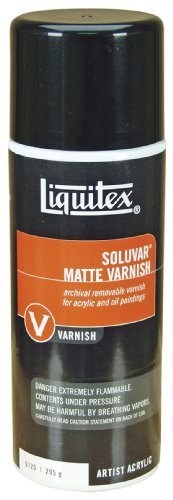 Liquitex Professional Soluvar Matte Varnish, 295g (10.4-oz), Aerosol Spray