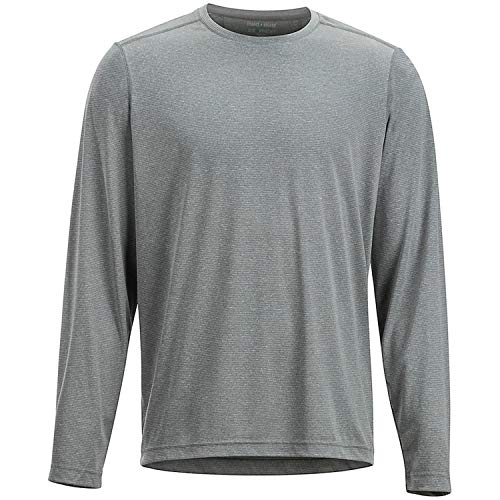 ExOfficio Men’s BugsAway Tarka Long-Sleeve Shirt, Grey Storm, Large