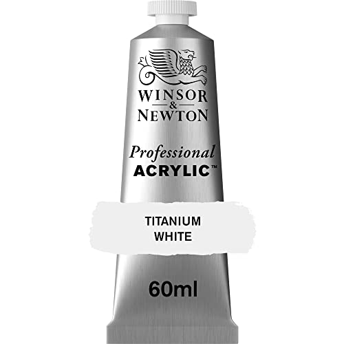 Winsor & Newton Professional Acrylic Color, 60ml (2.0oz) tube, Titanium White