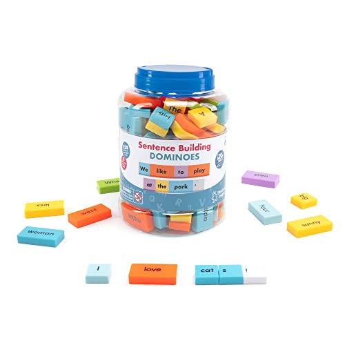 Educational Insights Sentence Building Dominoes, Learn to Write Manipulatives for Classroom & Home, Set of 114 Double-Sided Dominoes, Ages 6+