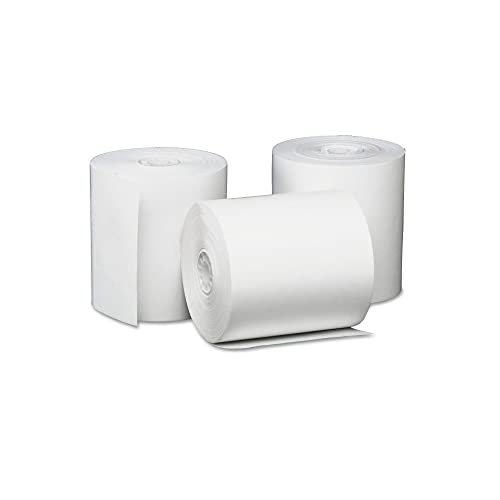Generic Universal UNV35763 Single-Ply Thermal Paper Rolls, 3 1/8″ x 230 ft, White (Case of 50)