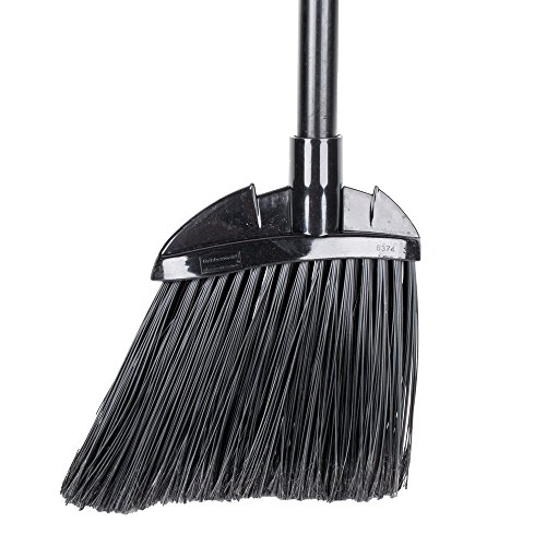 Rubbermaid Commercial 6374 7-1/2″ Length x 2″ Width x 35″ Height, Black Color, Polypropylene Lobby Broom with Vinyl Coated Metal Handle