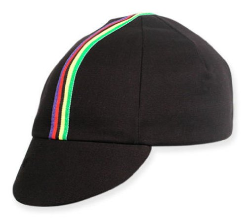 Pace Traditional Cycling Cap (Black World Champion)