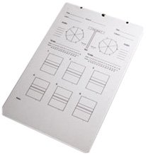 Tandem Sport Deluxe Volleyball Clipboard