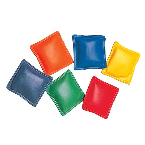 Champion Sports MBB3 Bean Bag (Pack of 12), 3-Inch, Green/Orange/Purple/Royal Blue/Red/Yellow