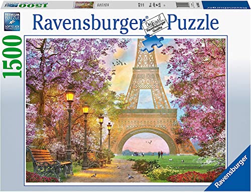 Ravensburger 16000 A Paris Stroll 1500 Piece Puzzle for Adults – Every Piece is Unique, Softclick Technology Means Pieces Fit Together Perfectly