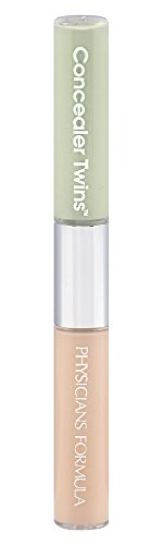 Physicians Formula Concealer Twins Cream Concealers, Green/Light, 0.24 Ounce