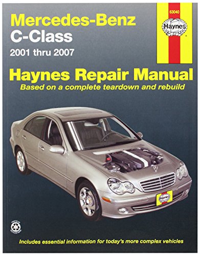 Automotive Repair Manual for Mercedes-Benz C-Class, 01 thru ’07 (63040)