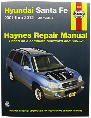 Haynes VC0S2_43050 Manuals 43050 Hyundai Sante Fe (2001-2012)