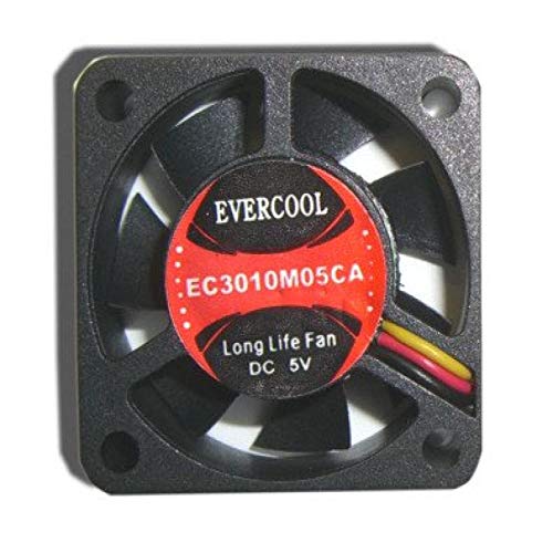 Evercool 30mm x 10mm 5 volt fan with 3 pin connecter # EC3010M05CA