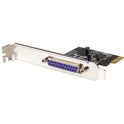 StarTech.com Newer version available PEX1P2: 1 Port PCI Express Dual Profile Parallel Adapter Card – SPP/EPP/ECP – 1x DB25 IEEE 1284 PCIe Parallel Card (PEX1P)