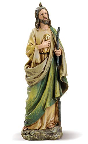 Joseph’s Studio by Roman – St Jude Figure on Base, 10″ Scale Renaissance Collection, 10.5″ H, Resin and Stone, Religious Gift, Decoration