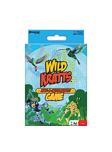 Pressman Wild Kratts Make A Match in Box Game Multi-colored, 5″, 60 months to 180 months