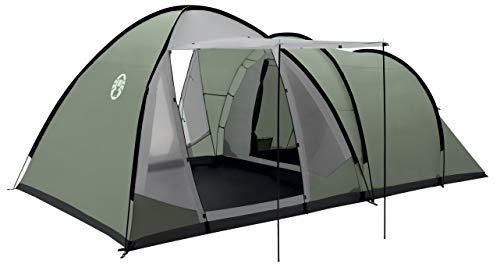 Coleman Waterfall 5 Deluxe Family Tent, 5 Man Tent with Separate Living and Sleeping Area, Easy to Pitch, 5 Person Tent, 100 Percent Waterproof HH 3000 mm, One Size